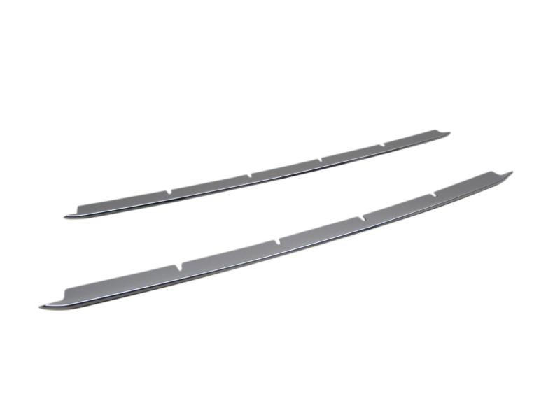 BRIGHTZ ノア 80 85 後期 超鏡面ステンレスメッキフロントバンパーモール 2PC 【 FBUM－MOL－064 】 ZRR80G ZRR80W ZRR85G ZRR85W ZWR80G ZWR80W ZRR80 ZRR85 ZWR80 ZWR