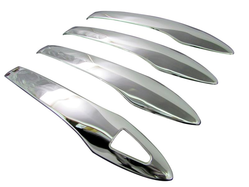 BRIGHTZ プリウスPHV ZVW52 超鏡面ステンレスメッキドアハンドルカバーノブ 4PC ハーフタイプ 【 PRIUS50－NOBU－HS－A3B1C0 】 ZVM M52 52 50 プリウス PHV