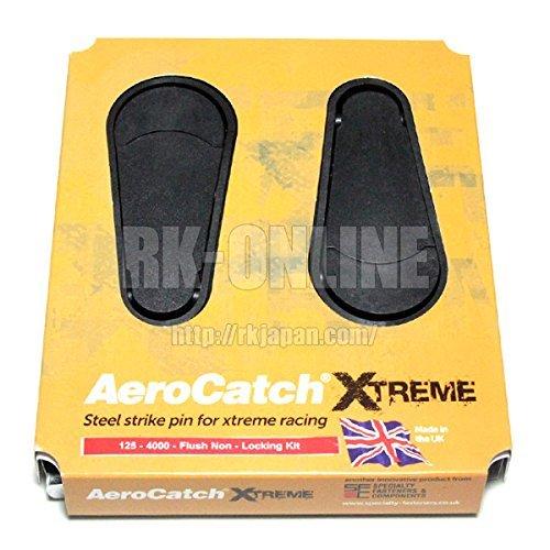 SFC AEROCATCH EXTREME エアロキャッチフラッシュタイプ 鍵なしブラック スチールシャフト 125-4000