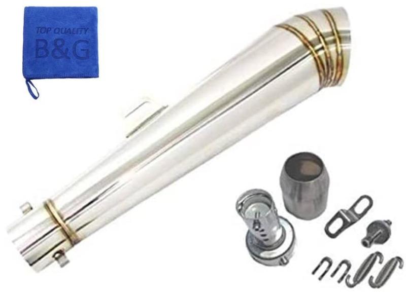コニカル GP サイレンサー φ50.8mm 汎用 メガホン ステンレス スリップオン CBR250R ジェイド 400SF CB400 ニンジャ ninja ゼファー400 マフラー
