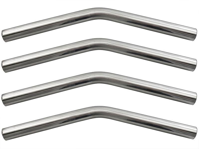 BRIGHTZ 35Φ 30度 ステンレス 曲げパイプ 1.2mm厚 4PC 【 CUR－PIPE－034－4PC 】 35パイ 35φ 30°
