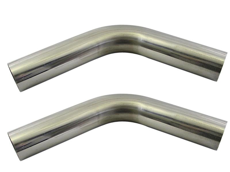 BRIGHTZ 70Φ 60度 ステンレス 曲げパイプ 1.5mm厚 2PC 【 CUR－PIPE－026－2PC 】 70パイ 70φ 60°