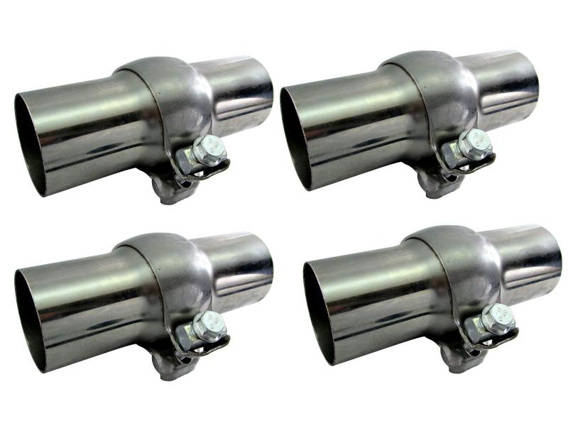 BRIGHTZ 51Φ マフラー 角度調整ジョイント 4PC 【 MUF&minus;JOI&minus;001&minus;4PC 】 51パイ 51φ｜HITOTSUNAGI