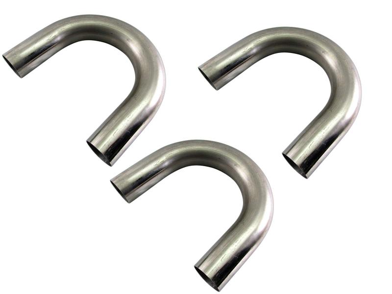 BRIGHTZ 60.5Φ 180度 ステンレス 曲げパイプ 1.2mm厚 3PC 【 CUR－PIPE－001－3PC 】 60.5パイ 60.5φ 180°