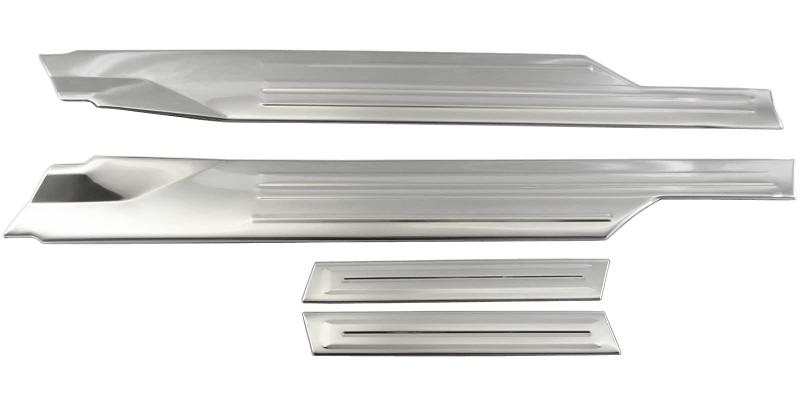 BRIGHTZ サンバーバン S700B S710B ステンレスエントランスモール 4PC サテンシルバー 【 ENT&minus;MOL&minus;130 】 700B 710B 700 710 サンバー バン｜HITOTSUNAGI