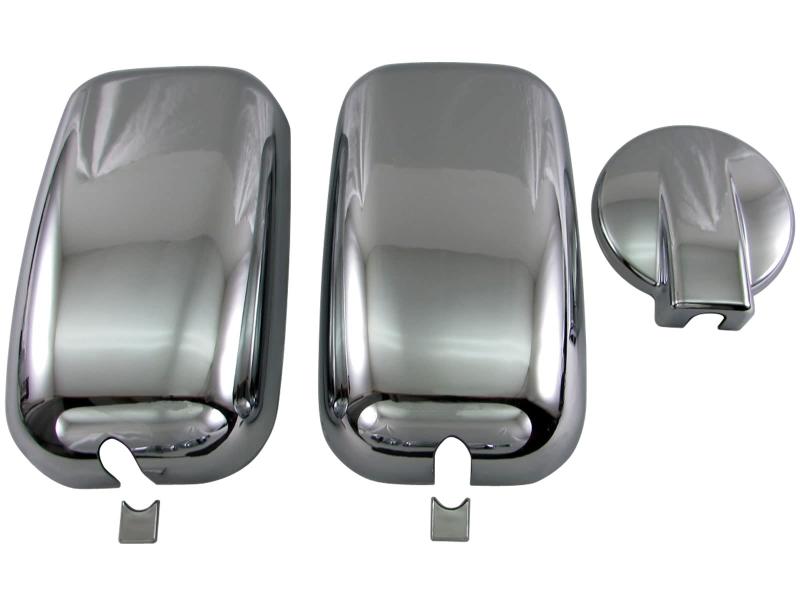 BRIGHTZ いすゞ 超低PMエルフ メッキドアミラーカバーアンダーミラーカバーセット 140Φ 【 TK－MIR－SET－003 】 補助ミラー いすず いすづ 超低 PM エルフ