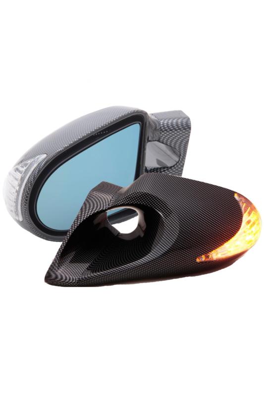 JTCミラーLED カーボン/電動/右ハンドル車 アウディ A3(8L)