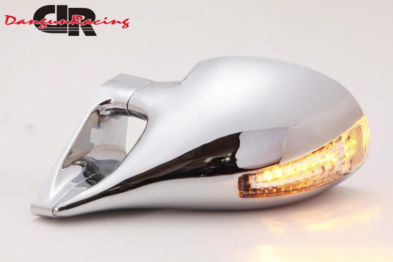 DTM2ミラーLED クローム/電動/右ハンドル車 S15 シルビア