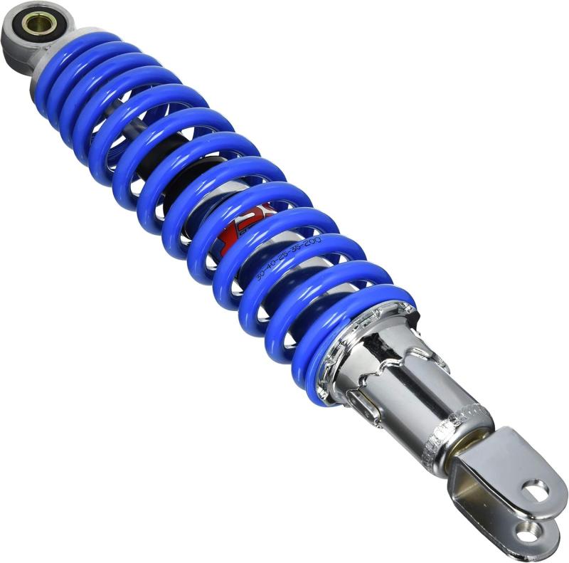 YSS リアサスペンション クローム/ブルー 5段階式スプリングプリロード アドレスV125/G/S V125-315mm