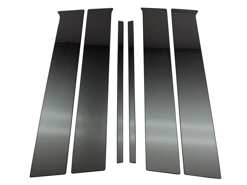 BRIGHTZ ライズ A200A A210A 超鏡面ステンレスブラックメッキピラーパネル バイザー無用 6PC 【 PIL－BLA－402 】 A200 A210 A 200 210