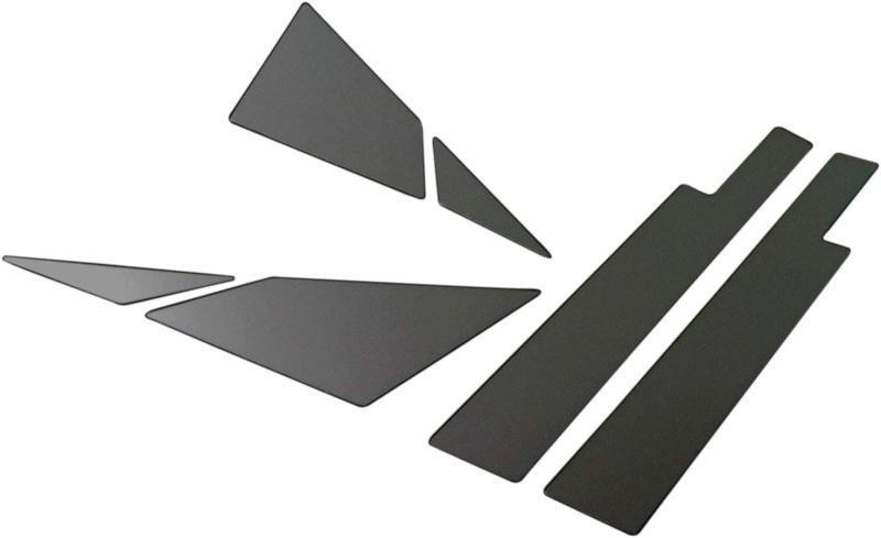BRIGHTZ CR-Z 鏡面ステンレスブラックメッキピラーパネル バイザー有用 6PC 【 PIL-BLA-016 】 ZF F1 F2 1 2 CRZ C R Z 29648 【 PIL－BLA－016 】