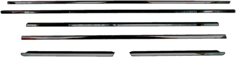 BRIGHTZ デリカD:5 CV1W CV2W CV4W CV5W 超鏡面ステンレスブラックメッキウィンドウモール サイドアンダーミラー無用 4PC Bタイプ 【 WIN－BLA－064 】 CV CV1 CV2 CV4 CV5 V1 V2 V4 V5
