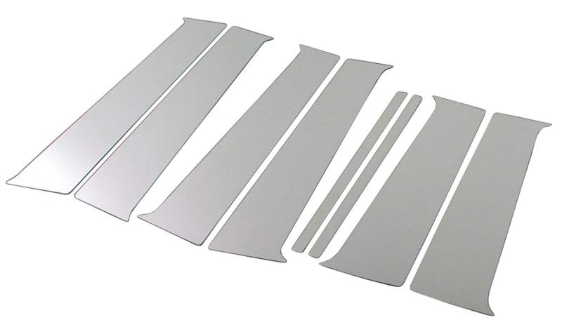 BRIGHTZ bB QNC 20系 超鏡面ステンレスメッキピラーパネル バイザー無用 8PC 【 PIL-SIL-007 】 4552