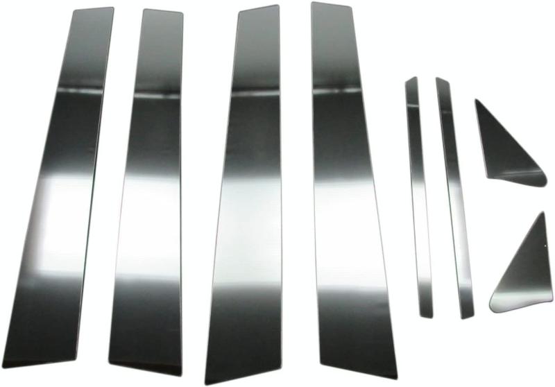 BRIGHTZ クラウン 210 211 214 超鏡面ステンレスブラックメッキピラーパネル バイザー無用 8PC 【 PIL&minus;BLA&minus;177 】 GRS210 GRS211 GRS214 GRS S210 S211 S214 21｜HITOTSUNAGI
