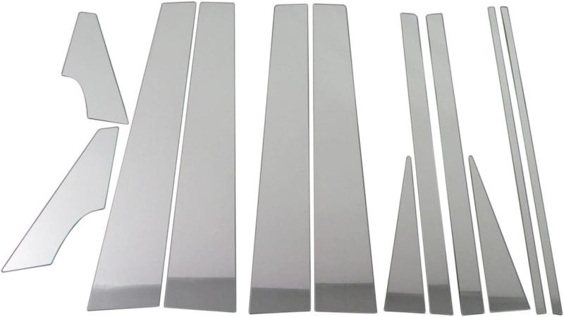 BRIGHTZ タントカスタム L350S L360S 超鏡面ステンレスメッキピラーパネル バイザー無用 12PC 【 PIL&minus;SIL&minus;238 】 L350 L360 L 350 360 タント カスタム｜HITOTSUNAGI