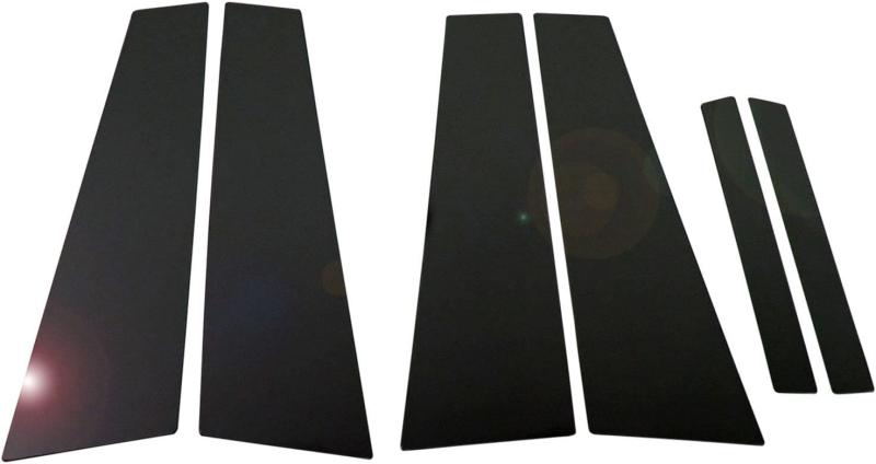 BRIGHTZ Sクラス W222 鏡面ステンレスブラックメッキピラーパネル バイザー無用 6PC 【 PIL-BLA-055 】 S550プラグインハイブリッドL S550ロング S550L S63 AMG S63 AMGロング S63 AMGL S6