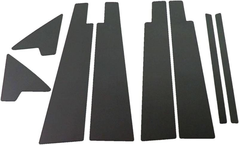 BRIGHTZ トライトン KB9T 超鏡面ステンレスブラックメッキピラーパネル バイザー有用 8PC 【 PIL－BLA－255 】 KB9 KB 9T