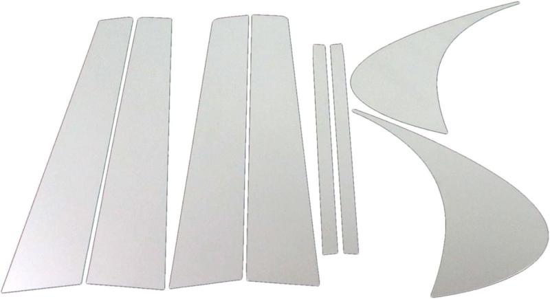 BRIGHTZ GS300 1998年~2005年 超鏡面ステンレスメッキピラーパネル バイザー無用 6PC 【 PIL－SIL－088 】 LEXUS GS 300