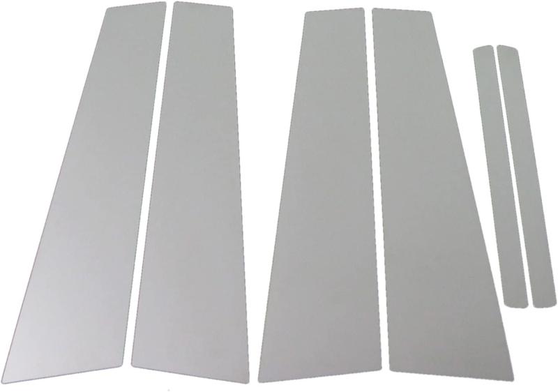 BRIGHTZ Cクラス W203 超鏡面ステンレスメッキピラーパネル バイザー無用 6PC 【 PIL－SIL－049 】