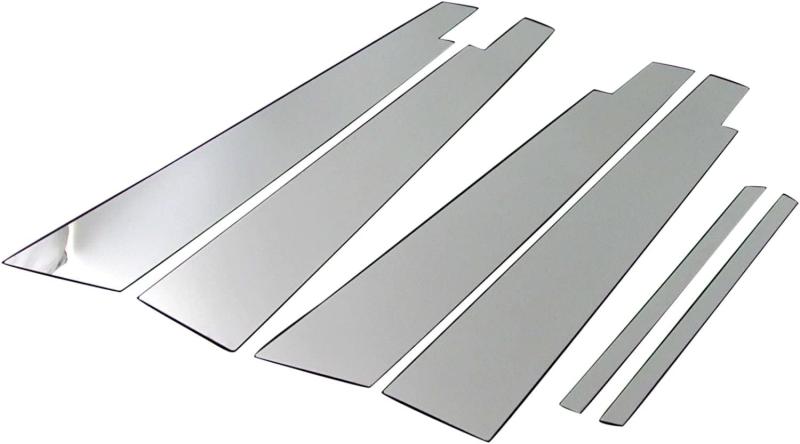 BRIGHTZ ES300 ES330 超鏡面ステンレスメッキピラーパネル バイザー有用 6PC 【 PIL－SIL－120 】 ES 300 330 30