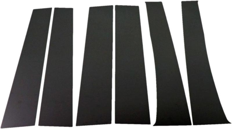 BRIGHTZ MPV LW系 鏡面ブラックメッキピラーパネルカバー 6PC バイザー無し用 【 PIL-BLA-030 】 5124 【 PIL－BLA－030 】
