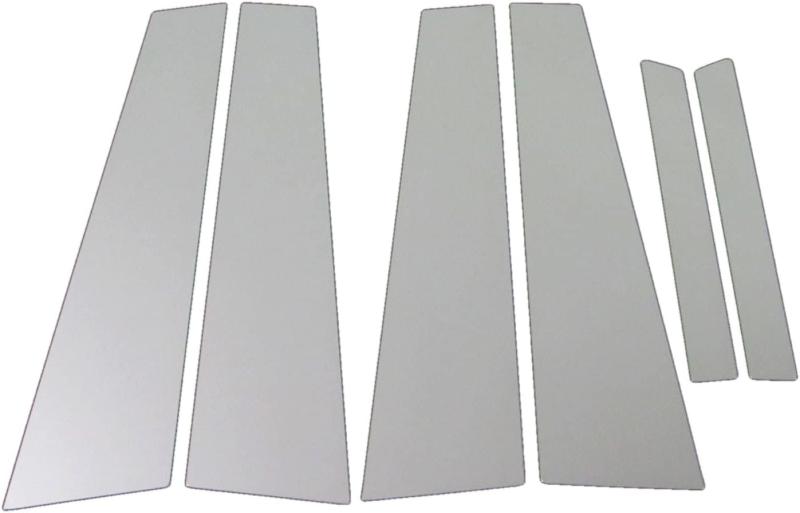 BRIGHTZ Sクラス W220 超鏡面ステンレスメッキピラーパネル バイザー無用 6PC 【 PIL－SIL－052 】
