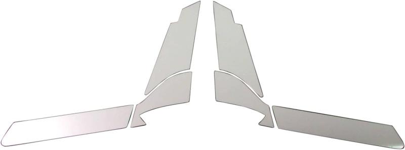 BRIGHTZ NV200バネットワゴン M20 超鏡面ステンレスメッキピラーパネル バイザー有用 6PC 【 PIL－SIL－043 】 M 20 NV 200 バネット ワゴン エヌブイ エヌヴイ