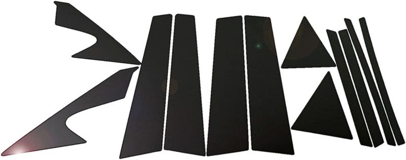BRIGHTZ アクセラスポーツ BK系 鏡面ブラックメッキピラーパネルカバー 12PC バイザー無し用 【 PIL-BLA-065 】 5126 【 PIL&minus;BLA&minus;065 】｜HITOTSUNAGI