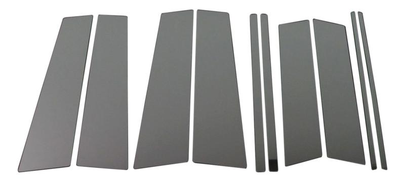 BRIGHTZ レガシィツーリングワゴン BR 超鏡面ステンレスブラックメッキピラーパネル バイザー有用 10PC 【 PIL-BLA-375 】 BR9 BRG BRM レガシ レガシー レガシツーリングワゴン レガシーツーリングワ｜HITOTSUNAGI