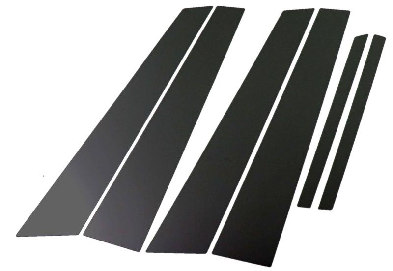 BRIGHTZ クラウンマジェスタ 170系 超鏡面ブラックメッキピラーパネルカバー 6PC バイザー無し用 【 PIL-BLA-328 】 4988