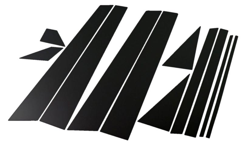 BRIGHTZ オーパ 10系 超鏡面ブラックメッキピラーパネルカバー 12PC バイザー無し用 【 PIL-BLA-152 】 4979｜HITOTSUNAGI