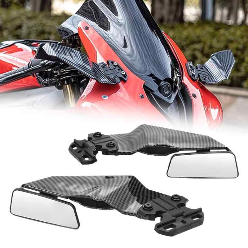 FOR YZF-R7 R6 R1 R3 R9 R25 yzf r 7 r 6 r 1 r 3 r 9 r 25 yzf-r7 r6 r1 r3 r9 r25 2021 2022 2023 2024 2025 新しいオートバイのサイドミラー固定翼バックミラ