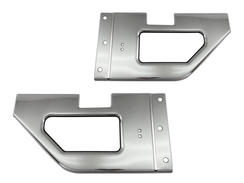 BRIGHTZ いすゞ 07エルフ 超鏡面ステンレスメッキ荷台ステップパネル 2PC 【 TRUCK－M－034 】