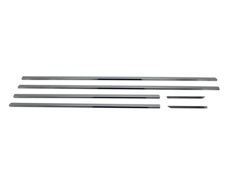 BRIGHTZ ステラ LA100F LA110F 超鏡面ステンレスブラックメッキウィンドウモール 6PC 【 WIN-BLA-096 】 LA LA100 LA110 100 11019804