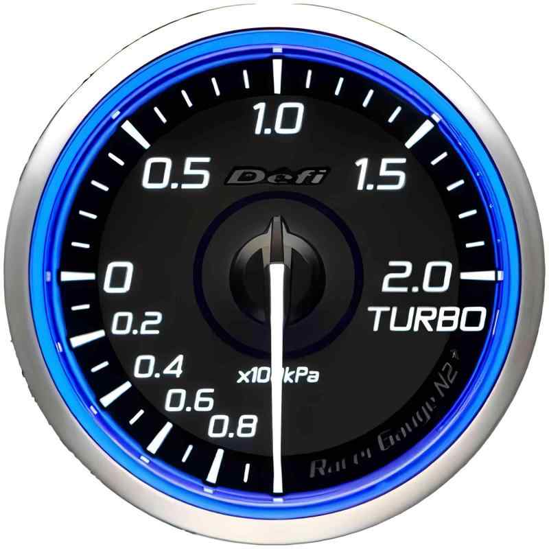デフィ(Defi) 日本精機 Racer GaugeN2+ 60TURBO200K BL DF19501