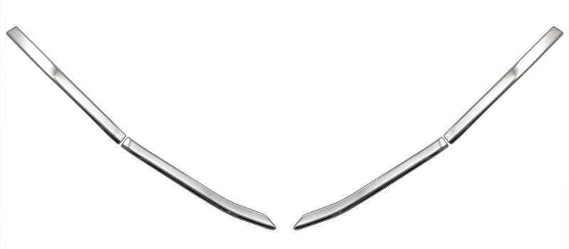 BRIGHTZ エルグランド E52 中期 後期 超鏡面ステンレスメッキフロントバンパーコーナーモール 4PC 【 COR－MOL－039 】 PE52 PNE52 TE52 TNE52 PE PNE TE TNE 52