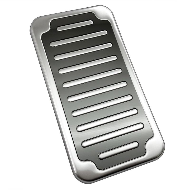 BRIGHTZ エルグランド E52 ステンレスフットレストカバー サテンシルバー 【 PEDAL－035 】 PE52 PNE52 TE52 TNE52 PE PNE TE TNE 52