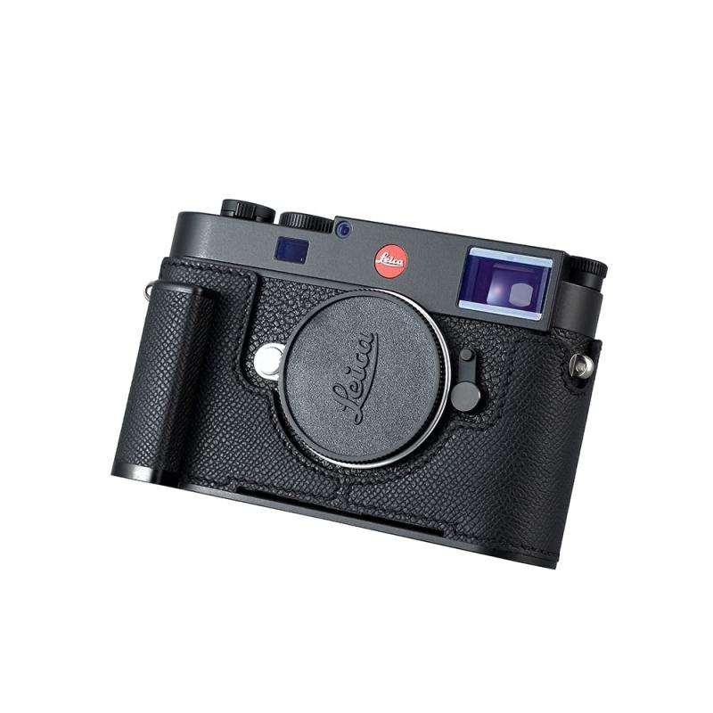 SIUTATDSH カメラハーフケース Leica M11用、ビンテージメタル本革写真機防御すること入れもの 今めかしい 携帯型 耐衝撃