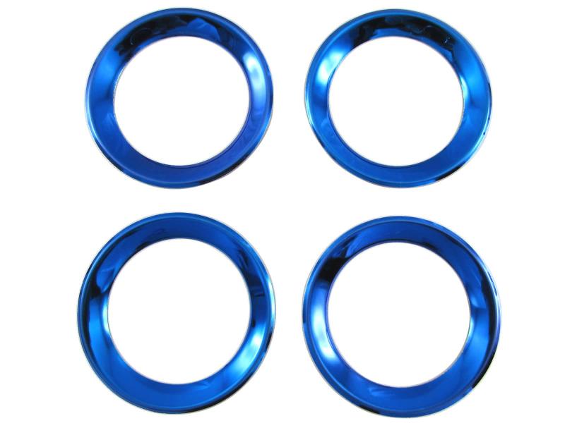 BRIGHTZ ハイゼットカーゴ S700V S710V ステンレスホイールキャップリング 4PC 青 【 SID－ETC－SMA－031 】 700V 710V 700 710 ハイゼット カーゴ