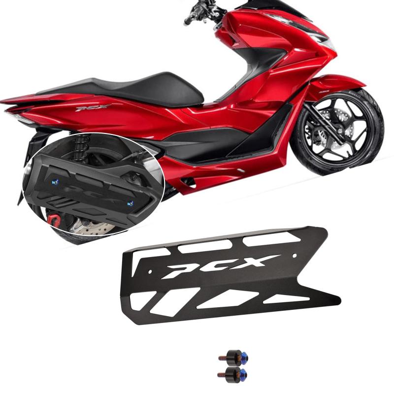 XIAXIA For PCX160 PCX 125 2025 バイク用 マフラーパイプ保護カバー ヒートシールドシェル 火傷防止キャップ pcx160 pcx 125 2021-2025 バイクアクセサリー [並行輸入品]