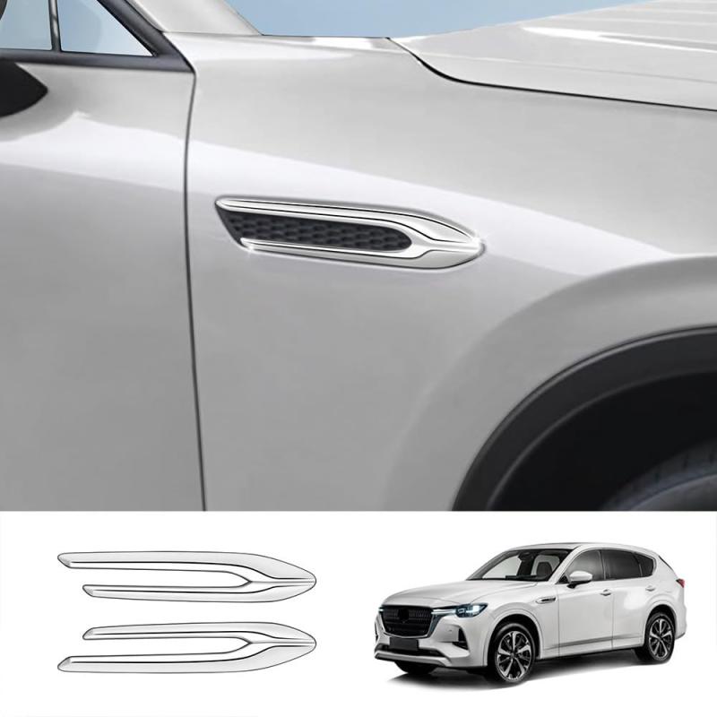Onami CX-60 サイドドア ダミーダクト サイドマーカー トリム フレーム ドレスアップ 新型 Mazda CX60 KH系 ABS製 2P