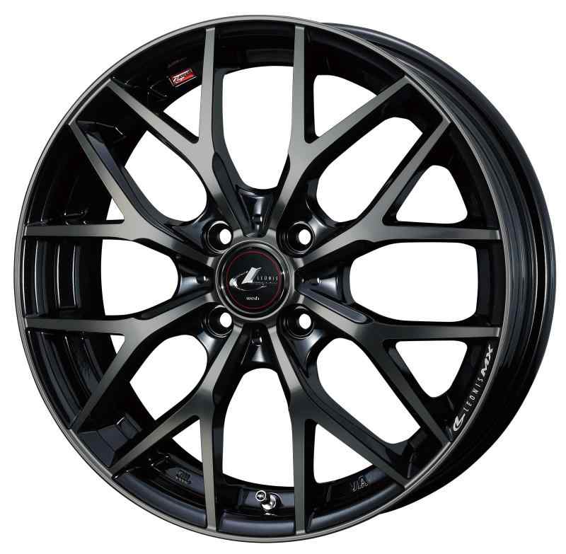 Weds LEONIS MX 14インチ 4H PCD100 5.5J +42 PBMC/TI 【0039034】