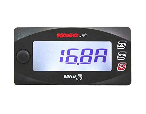 KN計画すること KOSO 自動自転車 自動自転車 スクータ 車 Mini3デジタル 電流計 起電力計 アンペア 雄捻子 雄捻子米突