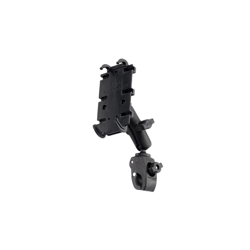 ラムマウント(Ram Mounts)クイックグリップ クレイドルホルダー(M) 1インチボール付き＆タフクロー(S)セット(標準アーム) 1インチボール RAM-PL11｜HITOTSUNAGI