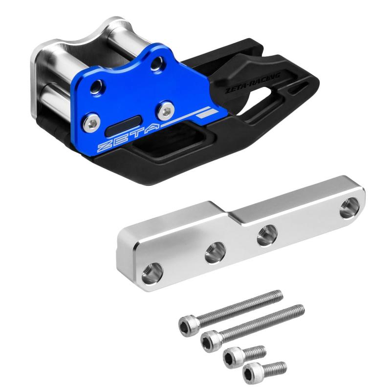 ジータレーシング(ZETA RACING) TTR125LWE/LE チェーンガイド ブルー チェーン 脱落防止 高強度アルミ合金 林道 ガレ場 エンデューロ ドレスアップ ダートフリーク Dirtfreak G6044