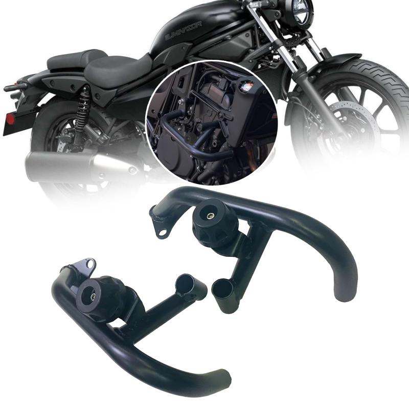 FOR エリミネーター SE 400 450 Eliminator SE 400 450 2025用 バイクエンジン道路衝突防止バー ボールガードバー付き 落下防止バー バンパー 管状エンジンガード エリミネーター SE 500 SE E400 E450|HITOTSUNAGI