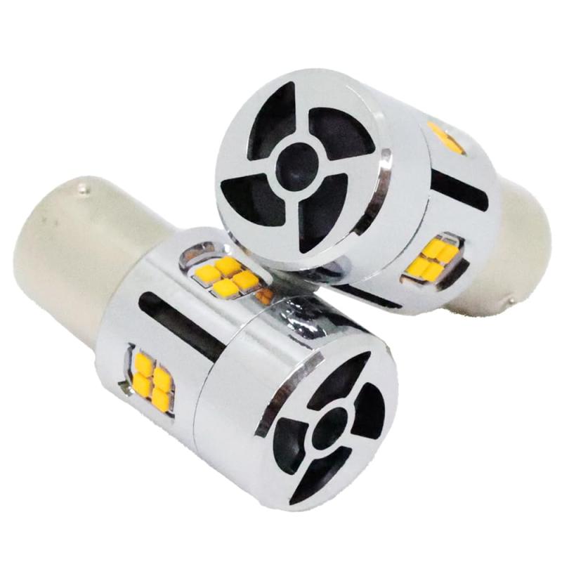 LED ウインカー 抵抗 内蔵 S25 150° ステルス メッキ ハイフラ防止 キャンセラー内蔵 車検対応 ウインカーバルブ 4,043円