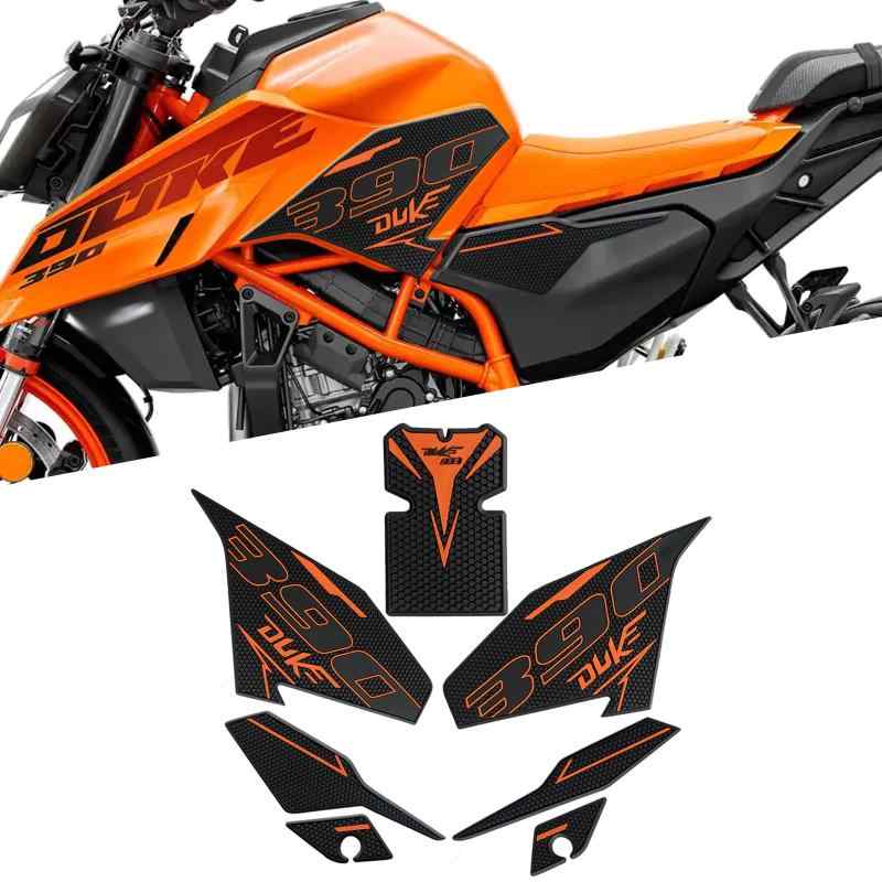 MAORANG For デューク390 DUKE 390 Duke 390 2025 用 バイク用サイドタンクパッド タンクパッド ニーパッド プロテクター デカール トラクションパッド Duke 390 2024-2025 バイクアクセサリー [並行輸