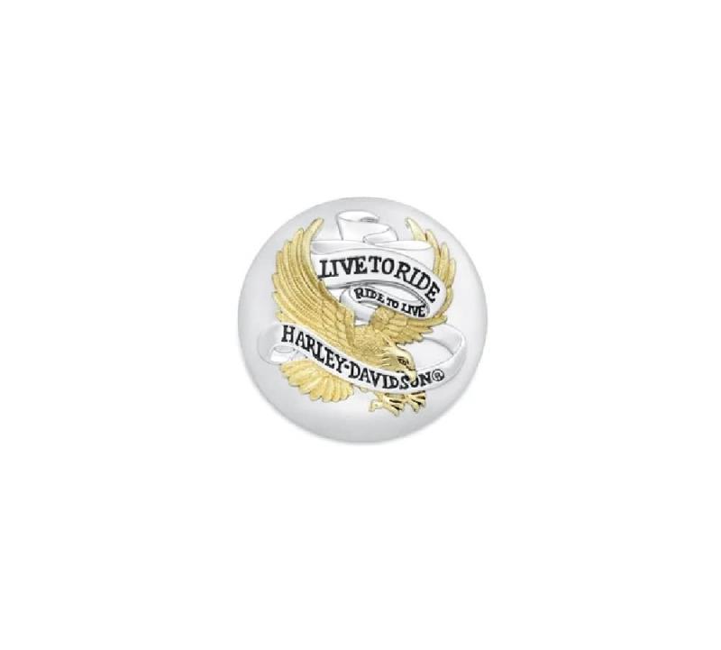ハーレーダビッドソン(Harley Davidson) フュエルキャップ LIVE TO RIDE フュエルキャップ メダリオン 99020-90T