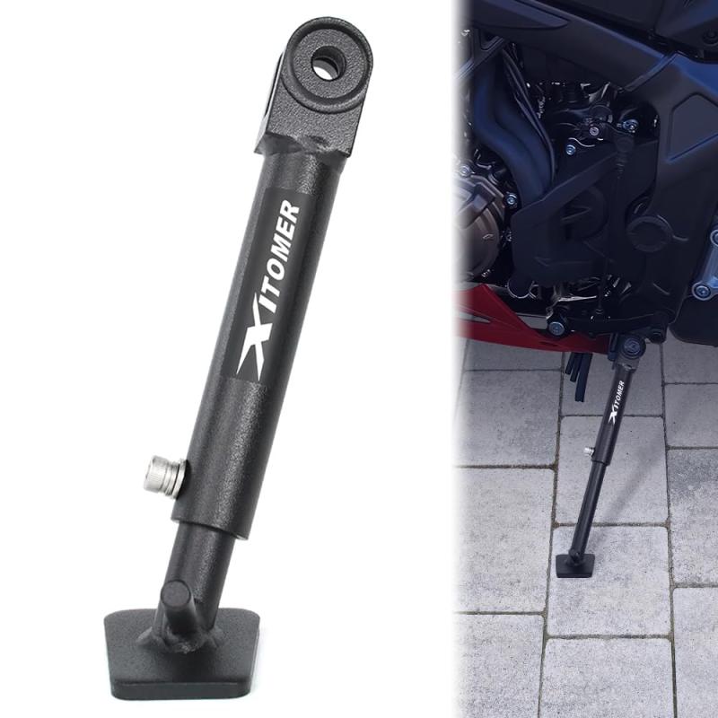 Xitomer 7.6 cm 調節可能なキックスタンド サイドスタンド CB650R CBR650R 2019-2024、CB650F CBR650F 2014-2018 オートバイ 調節可能 サイドスタンド ダートバイク キックスタンド
